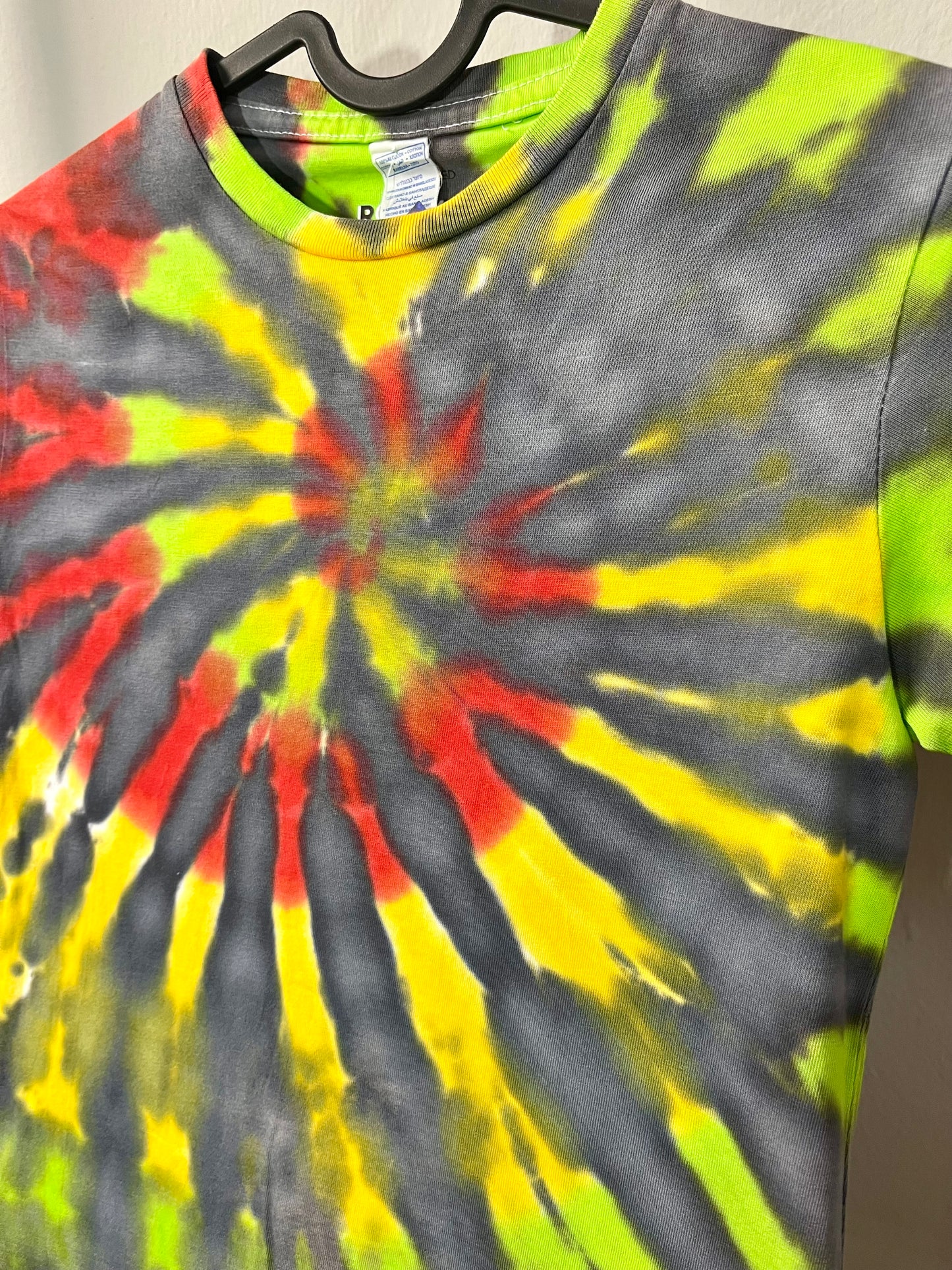 Kids Tie Dye T-Shirt β Roots Fire