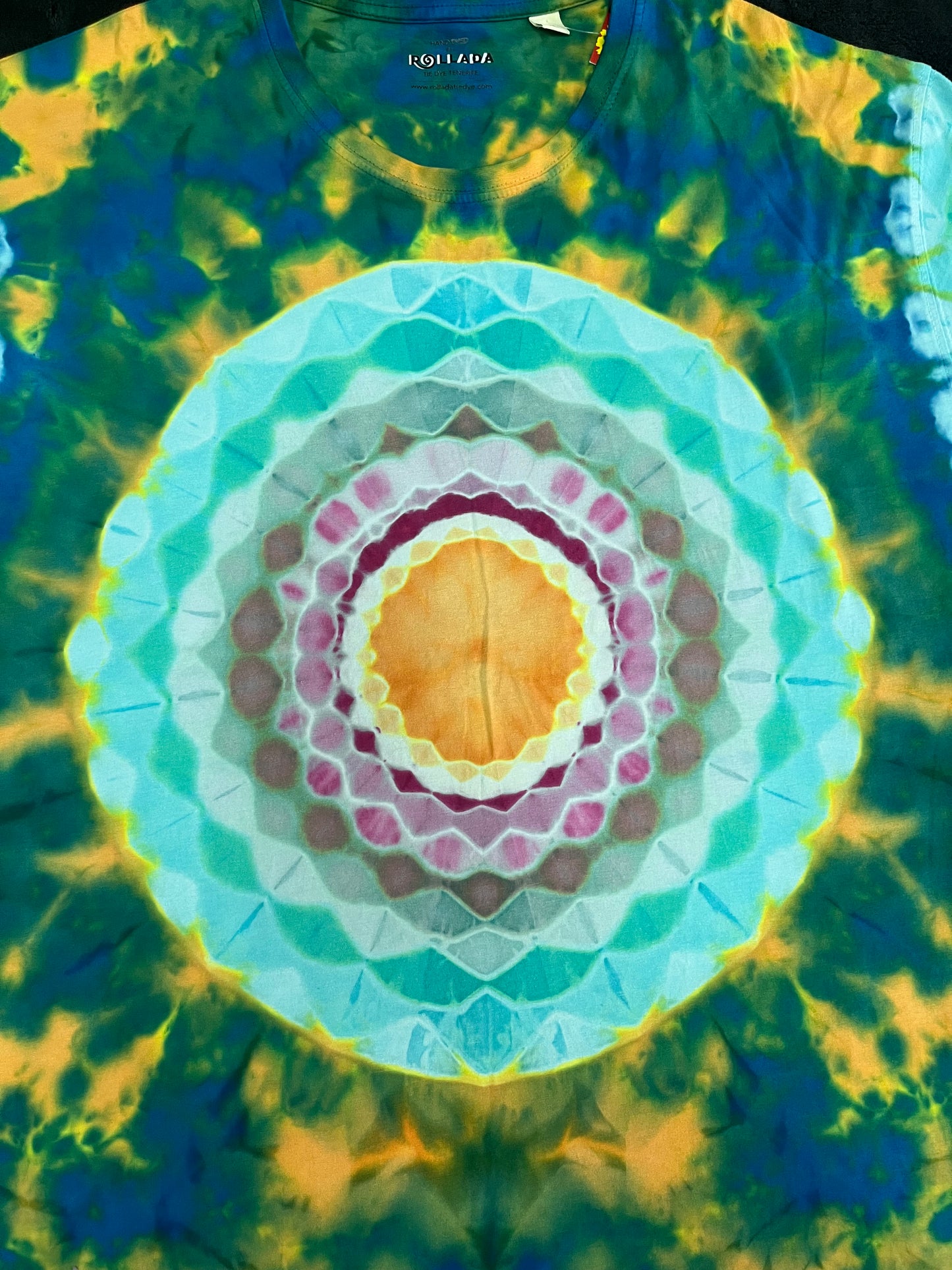 Sacred Flow Mandala Tie Dye T-Shirt – XXL
