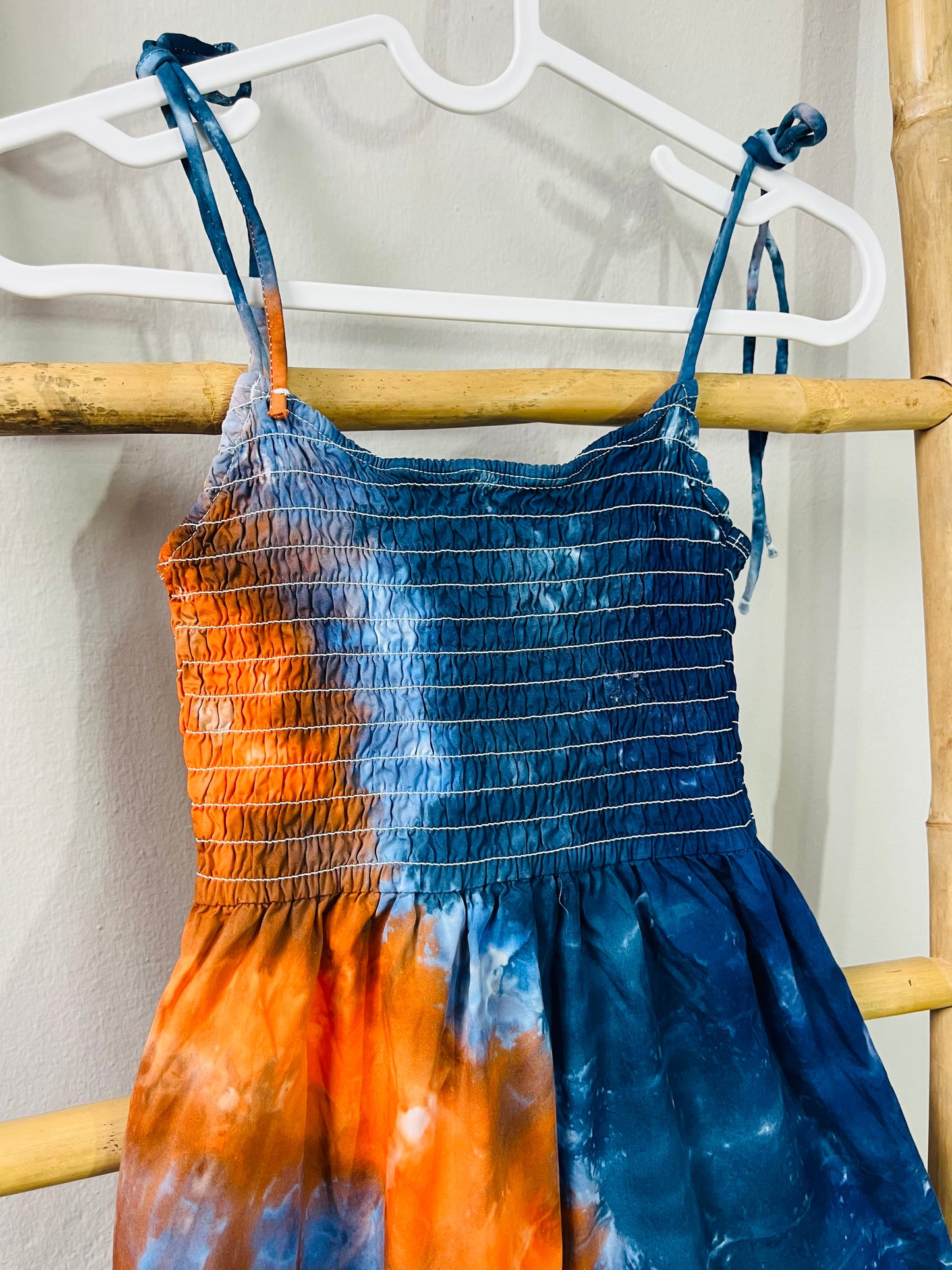 Ocean Sunset Tie Dye Dress – One of a Kind - XXS