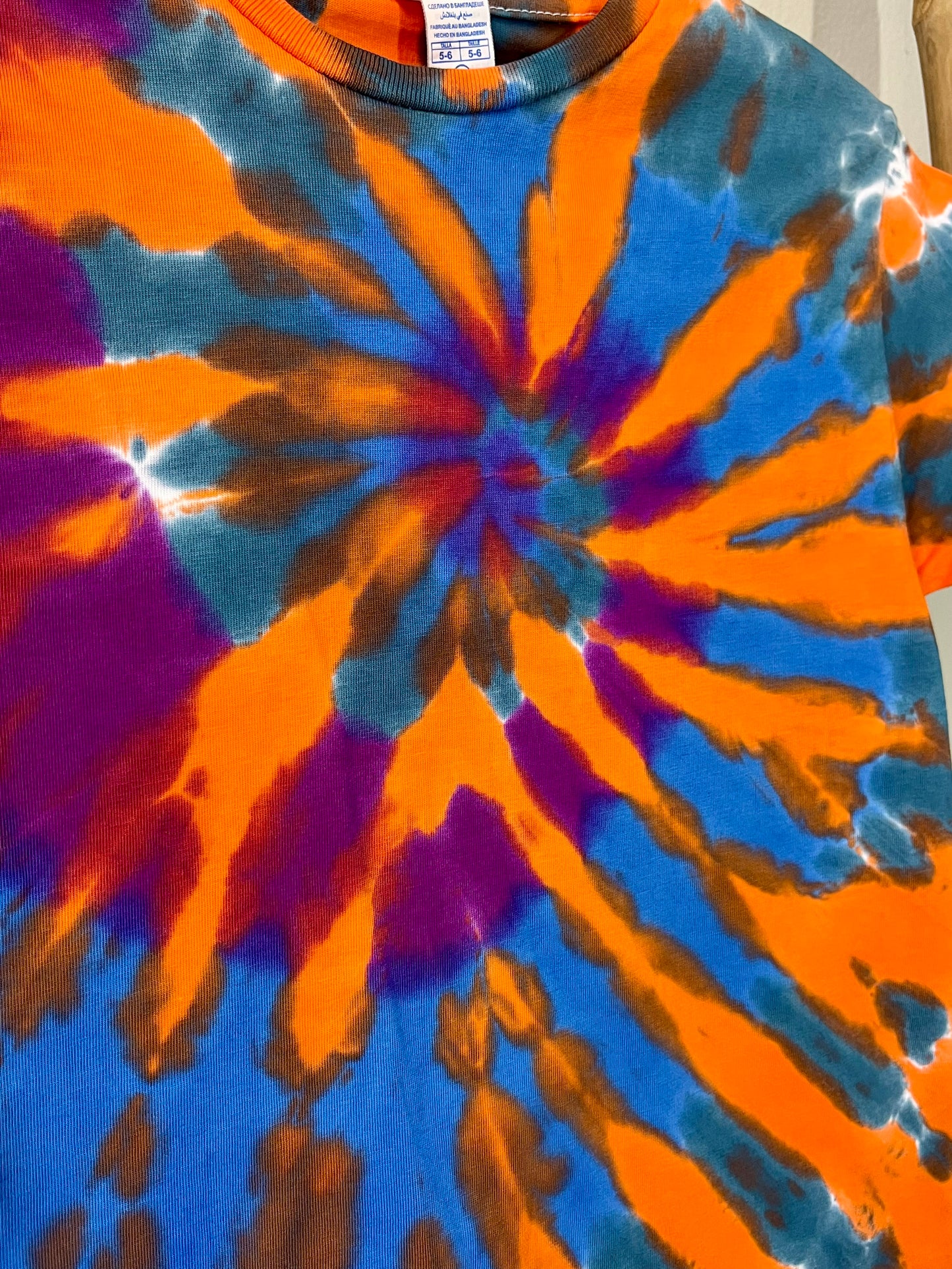 Kids Spiral / Spider Tie Dye T-Shirt