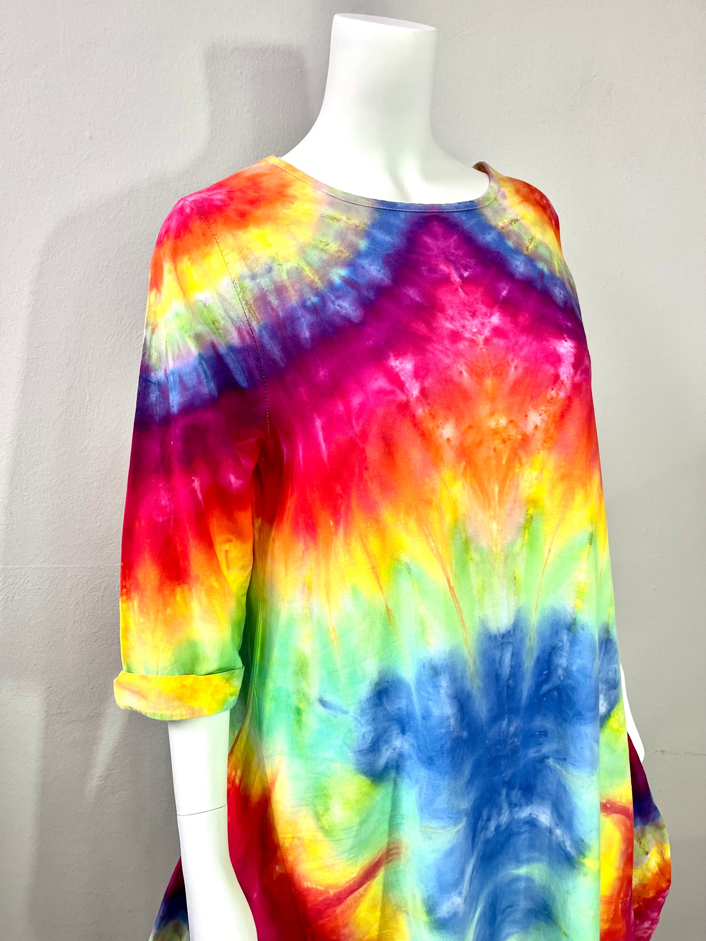 Spectrum Wave Dress – Unique Piece
