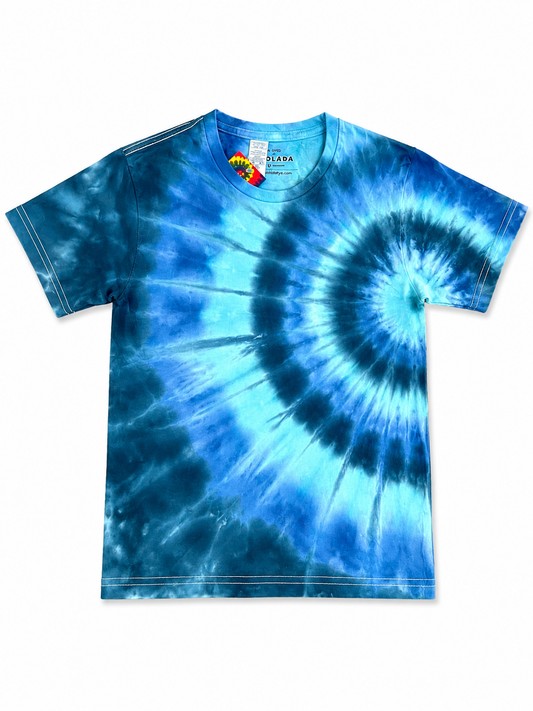 Kids Ocean Fanfold Tie Dye T-Shirt – Hot Water