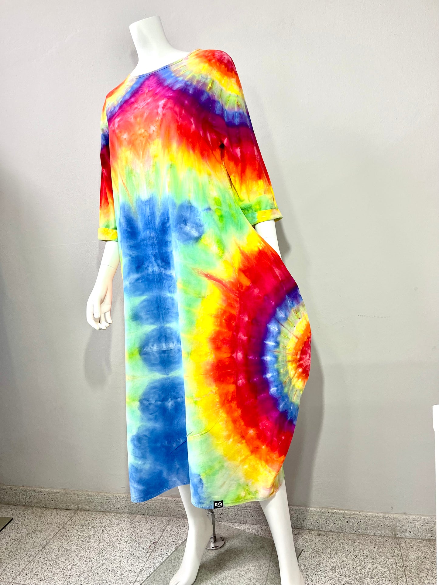 Spectrum Wave Dress – Unique Piece
