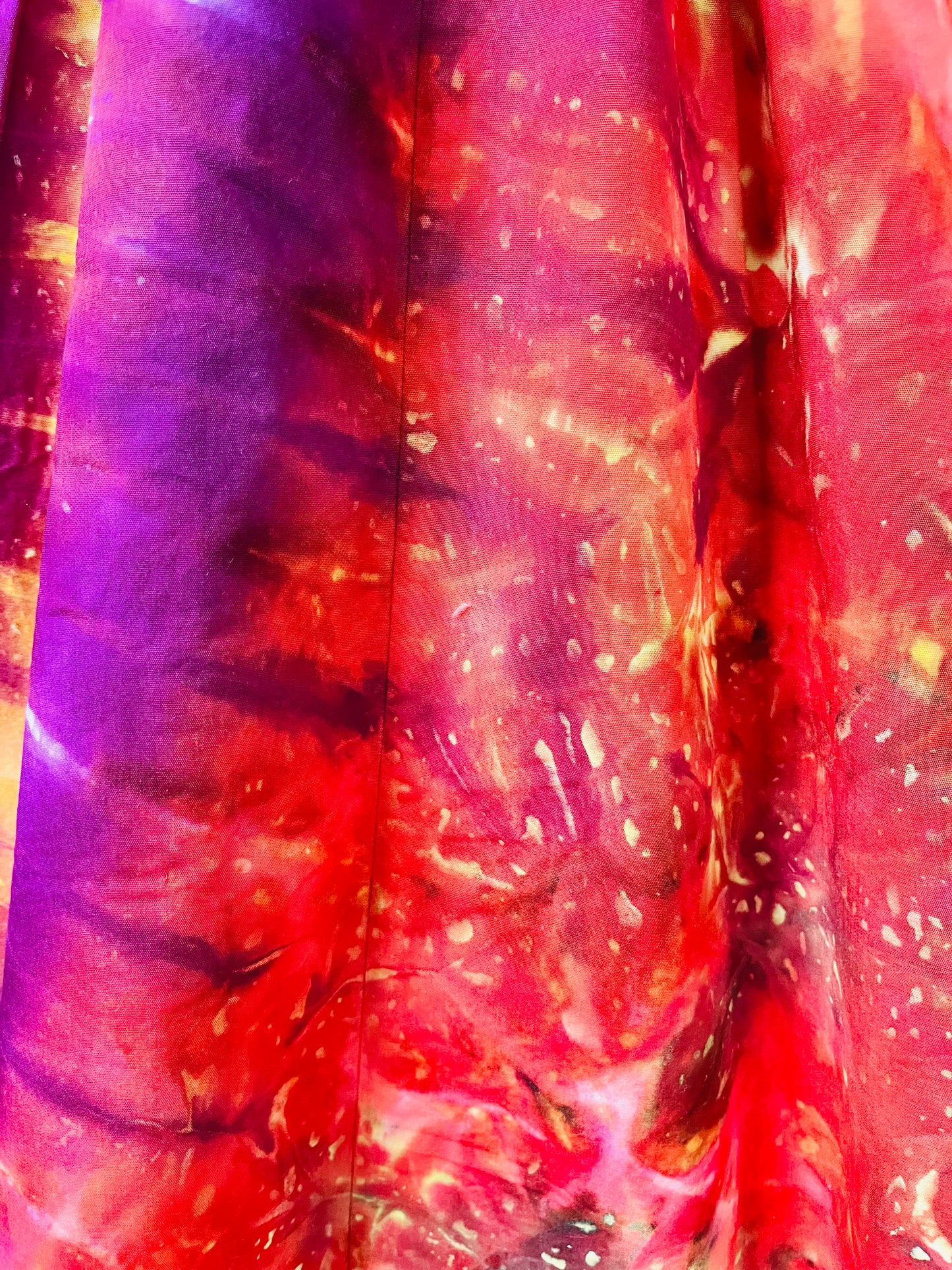 Volcano Fire Tie Dye Dress – One of a Kind