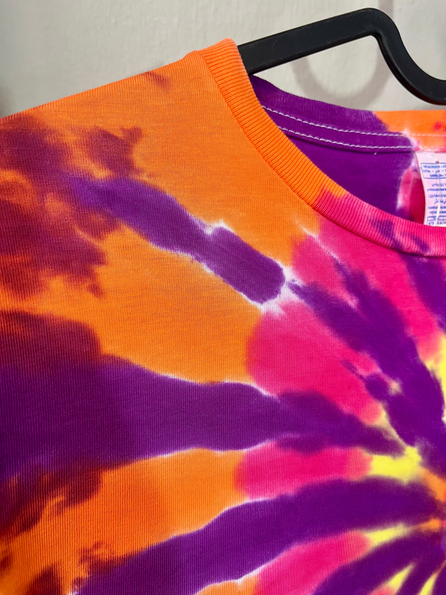 Kids Sunset Spiral Tie Dye T-Shirt