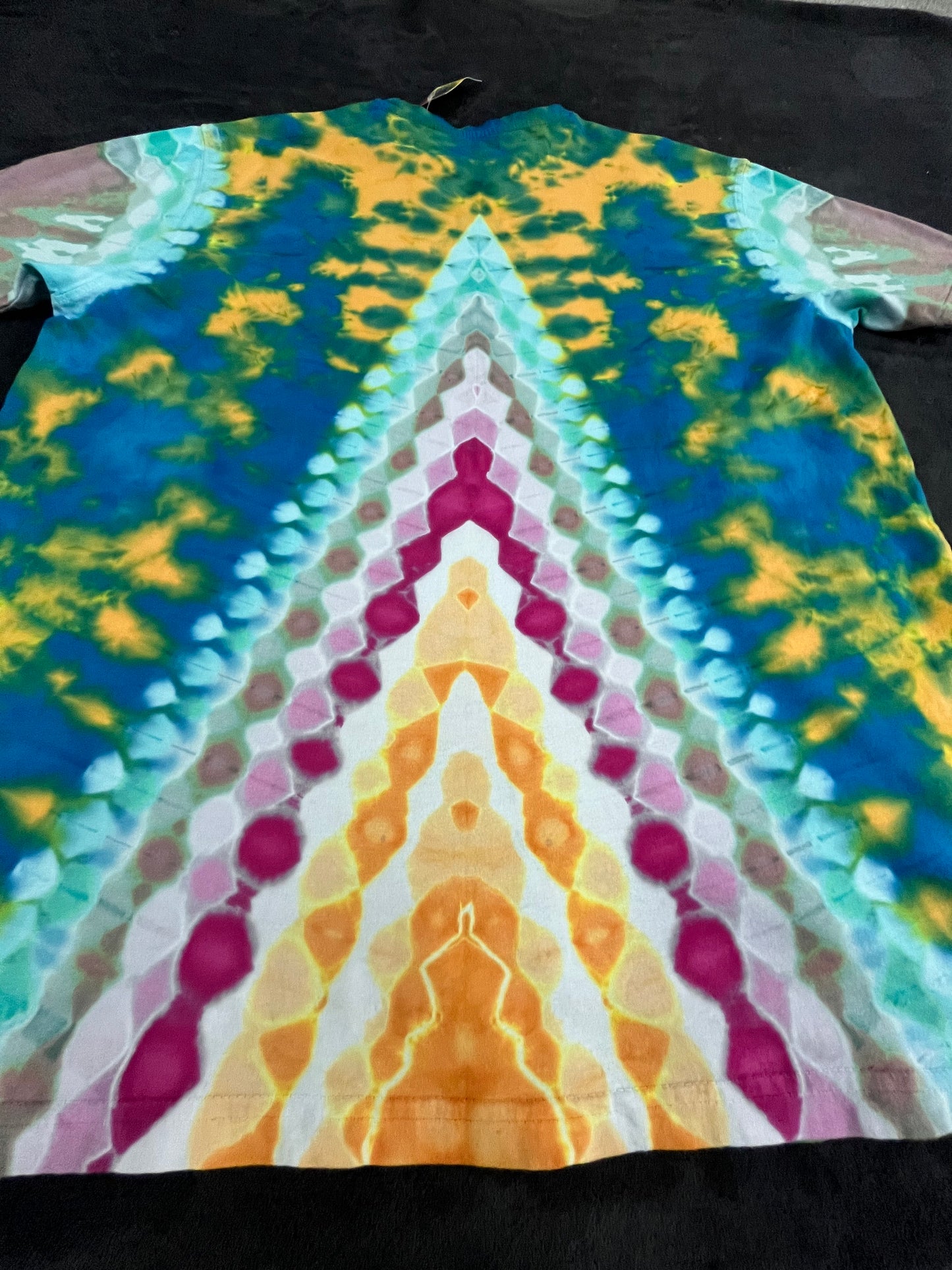 Sacred Flow Mandala Tie Dye T-Shirt – XXL