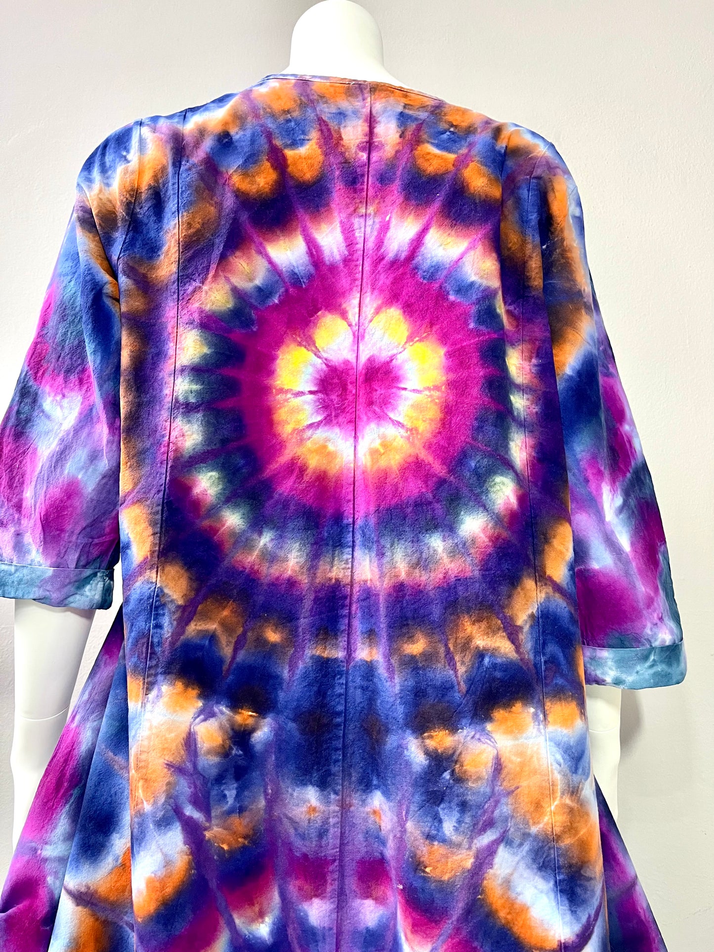 Infinity Spiral Cotton Dress – One of a Kind