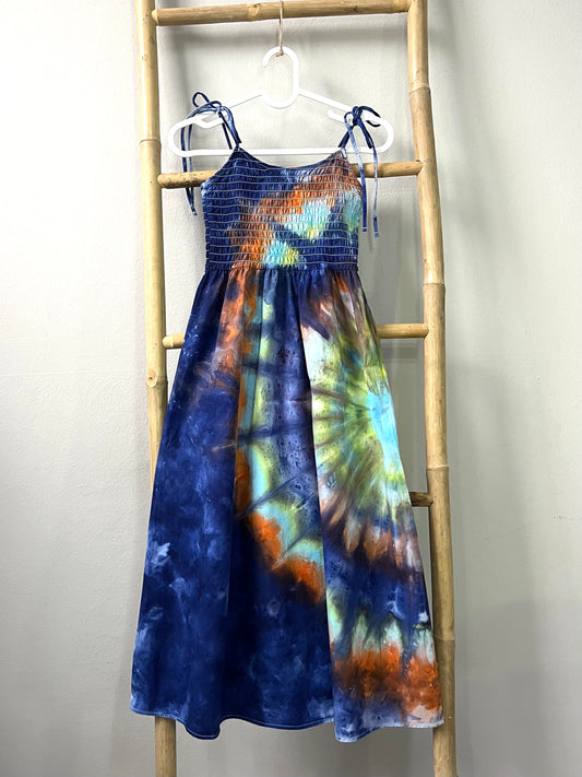 Aurora Ocean Tie Dye Dress – One of a Kind