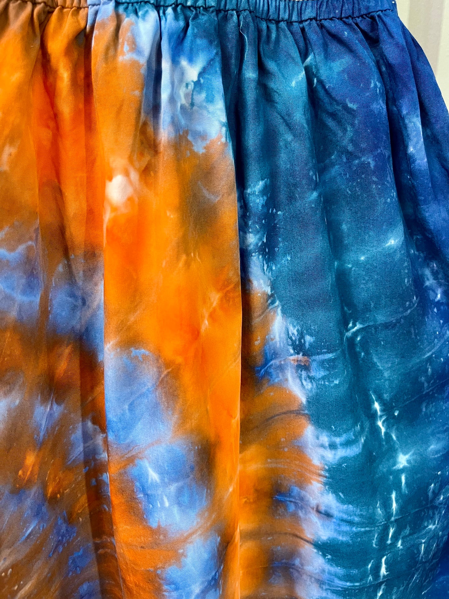 Ocean Sunset Tie Dye Dress – One of a Kind - XXS