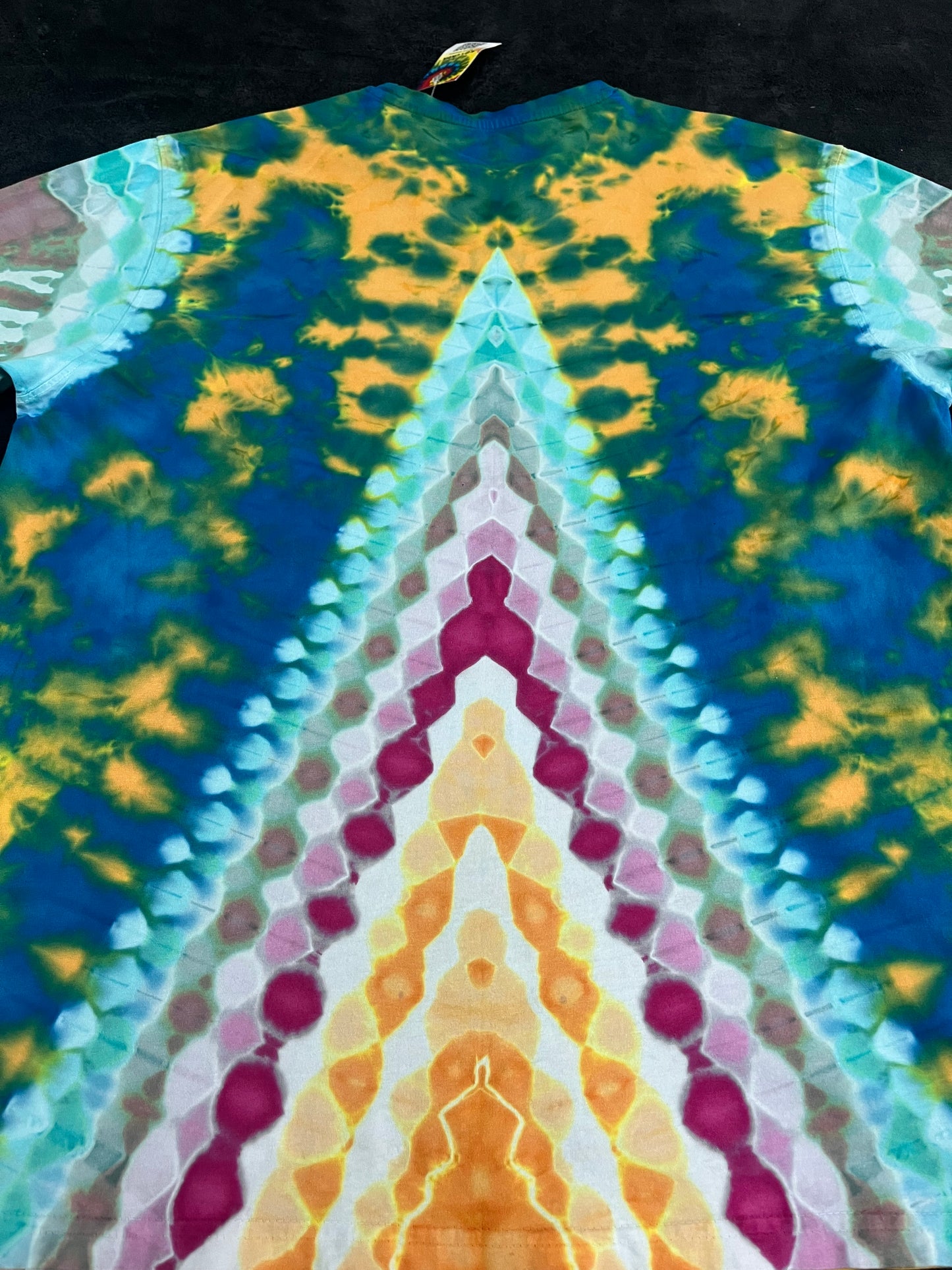 Sacred Flow Mandala Tie Dye T-Shirt – XXL