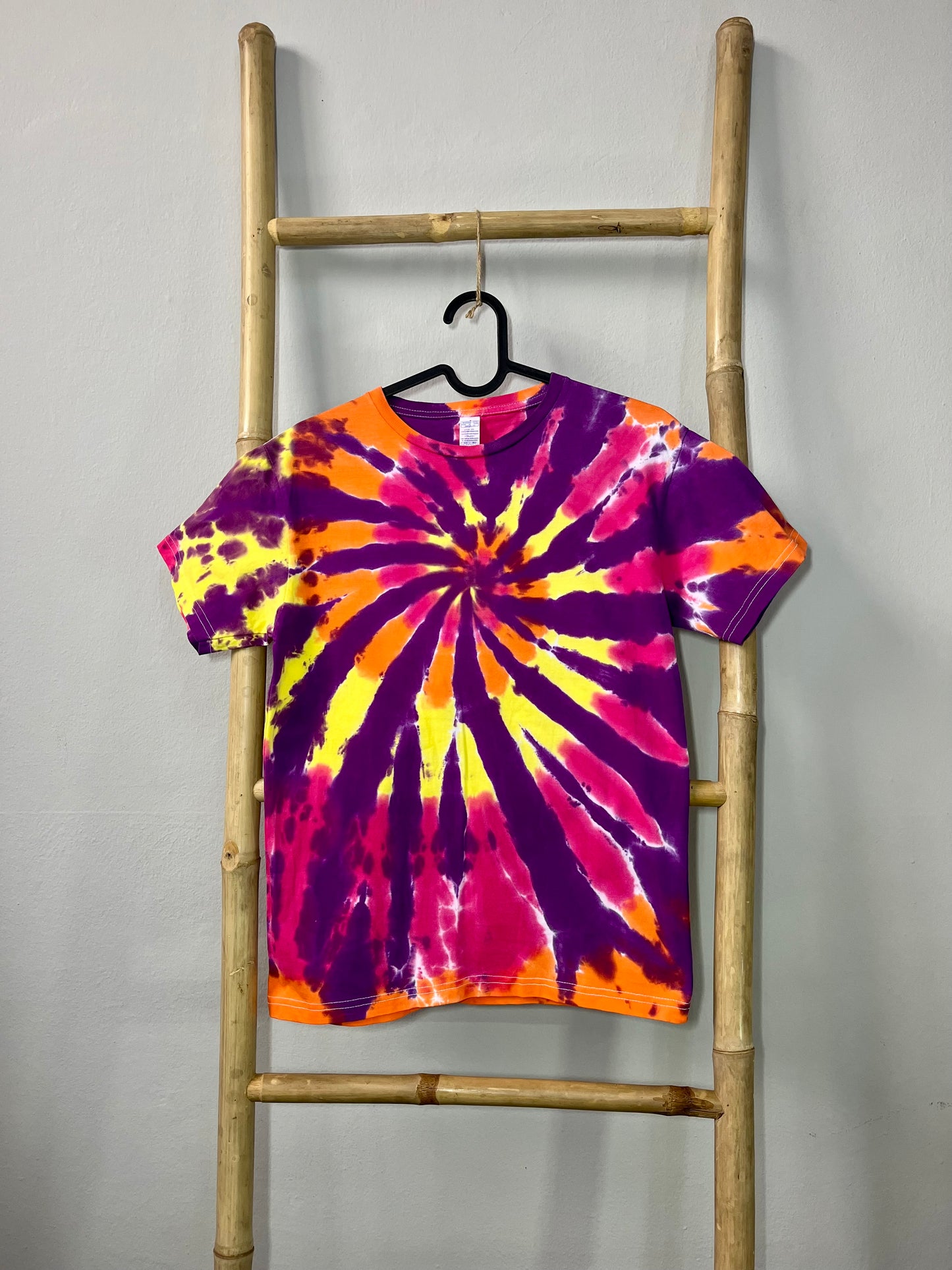 Kids Sunset Spiral Tie Dye T-Shirt