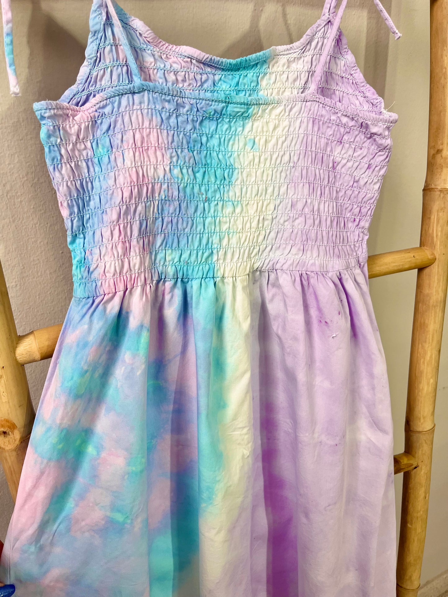 Pastel Sky Tie Dye Dress – One of a Kind