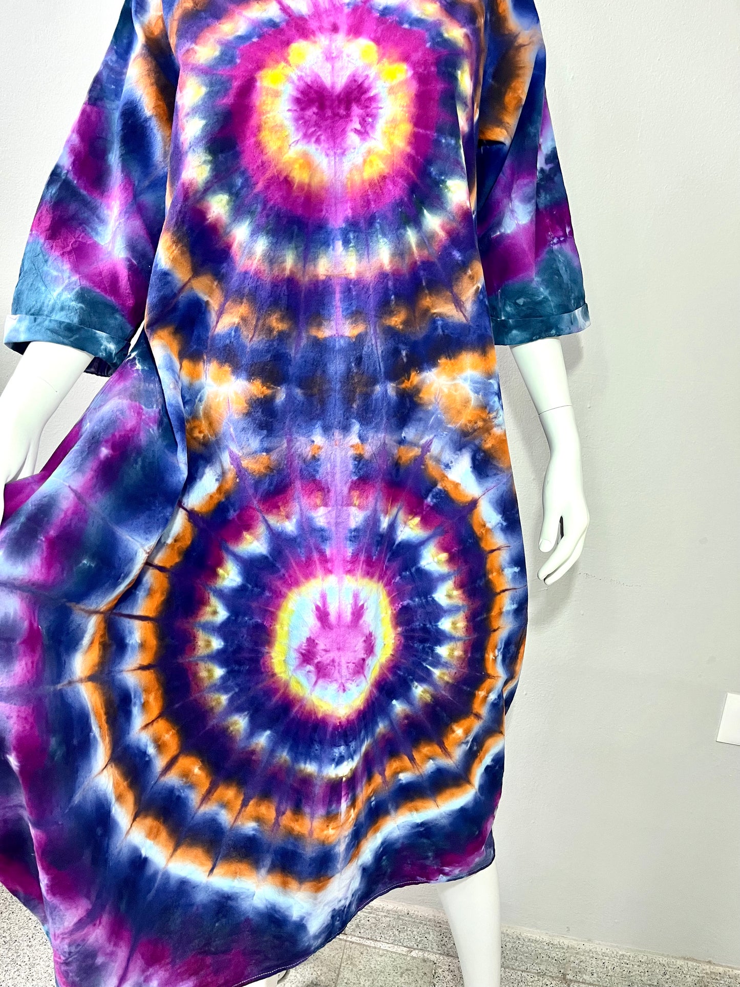 Infinity Spiral Cotton Dress – One of a Kind