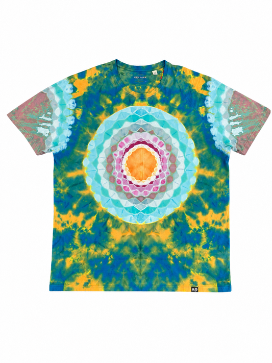 Sacred Flow Mandala Tie Dye T-Shirt – XXL