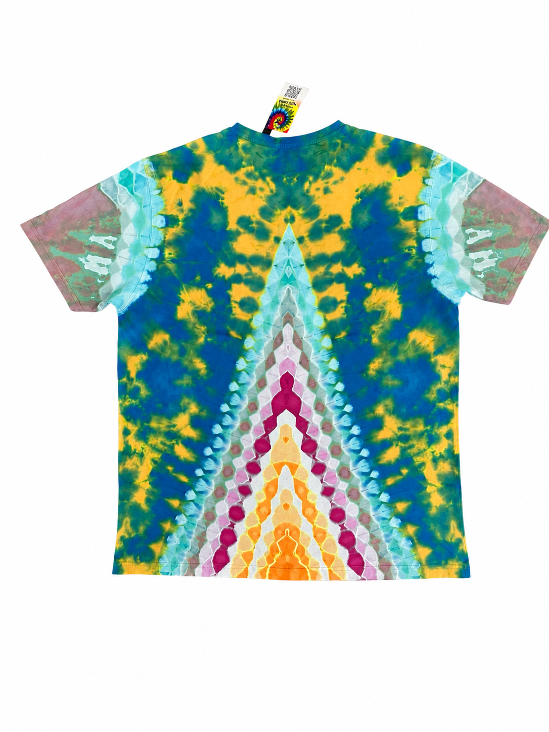 Sacred Flow Mandala Tie Dye T-Shirt – XXL
