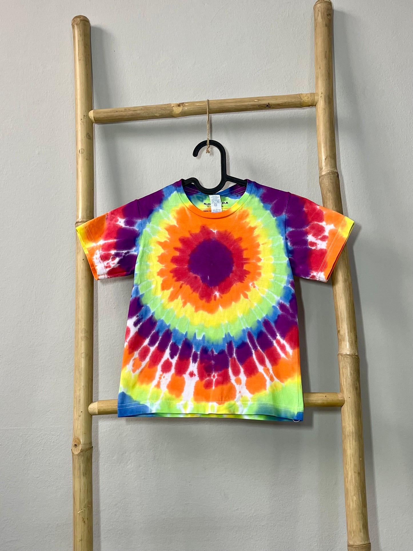 Kids Bullseye Tie Dye T-Shirt - Rainbow