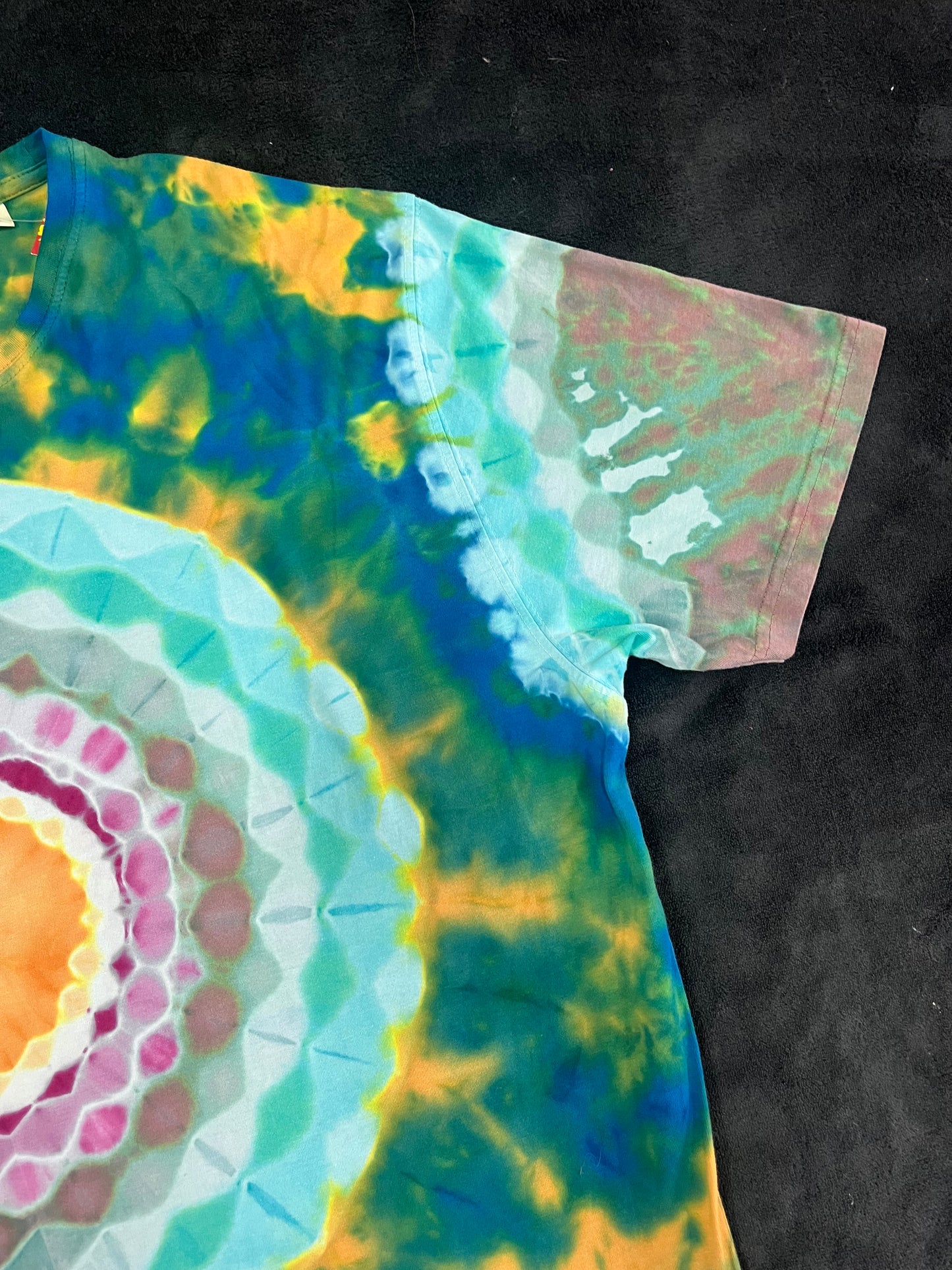 Sacred Flow Mandala Tie Dye T-Shirt – XXL