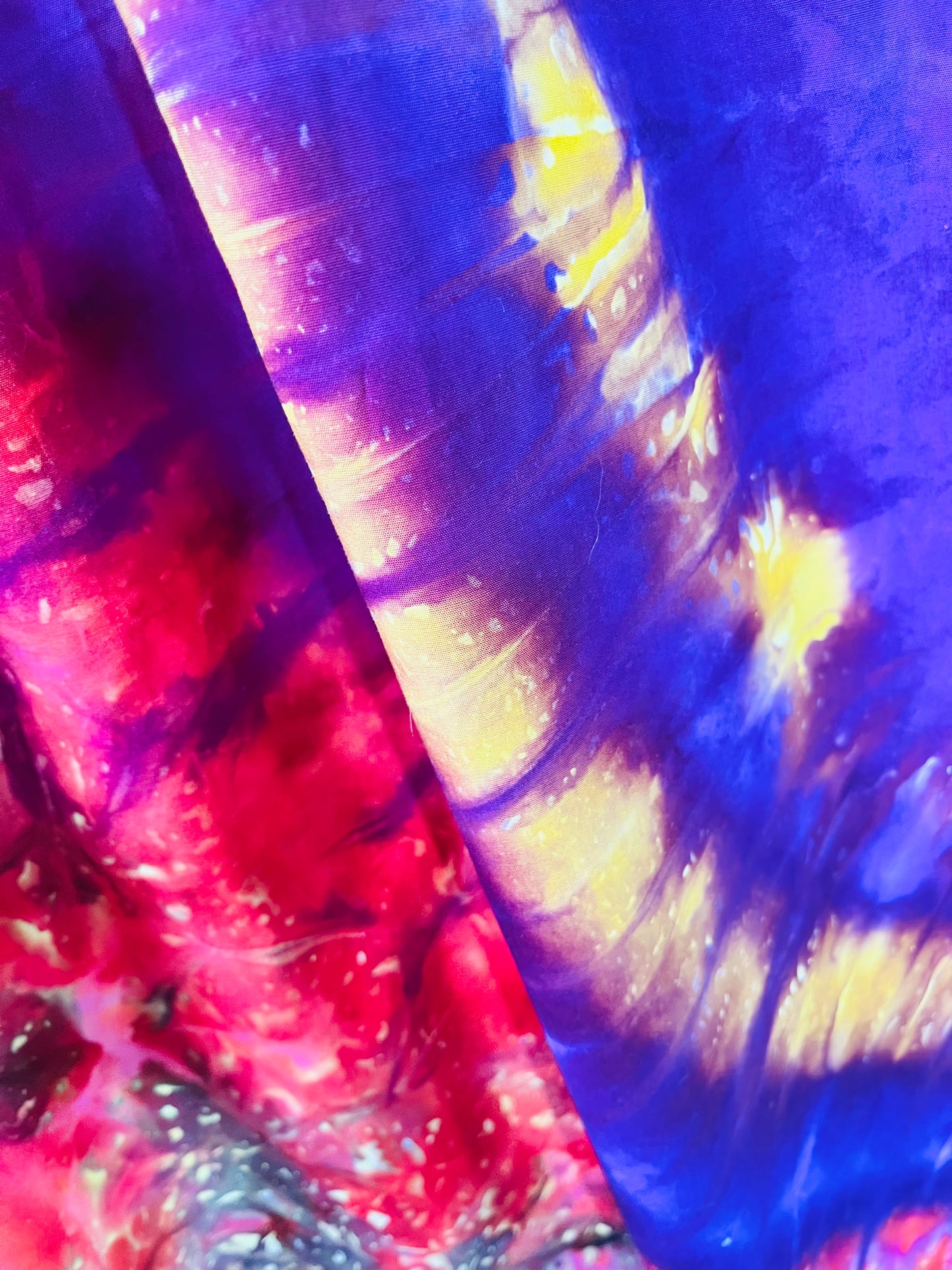 Volcano Fire Tie Dye Dress – One of a Kind