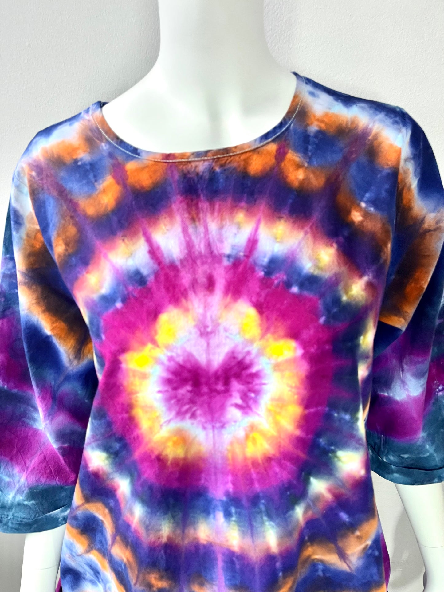Infinity Spiral Cotton Dress – One of a Kind