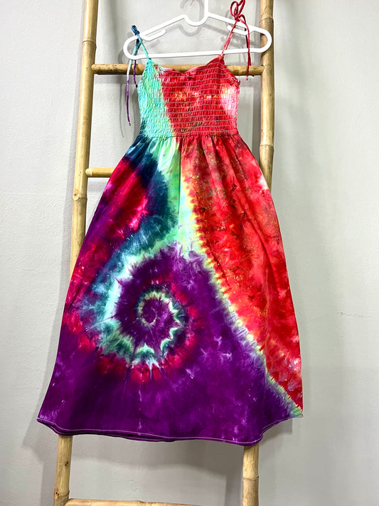 Cosmic Spiral Dress – Unique Piece