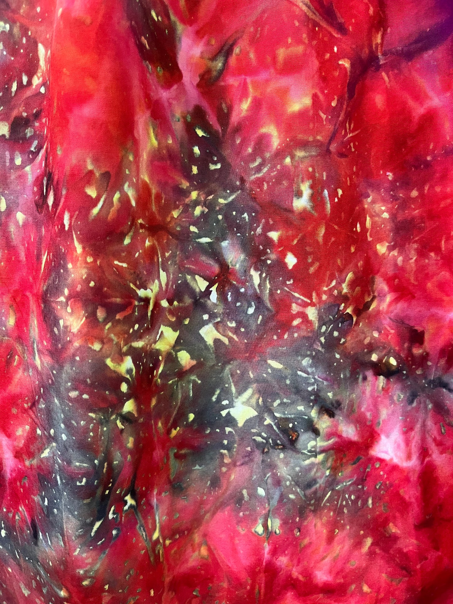 Volcano Fire Tie Dye Dress – One of a Kind