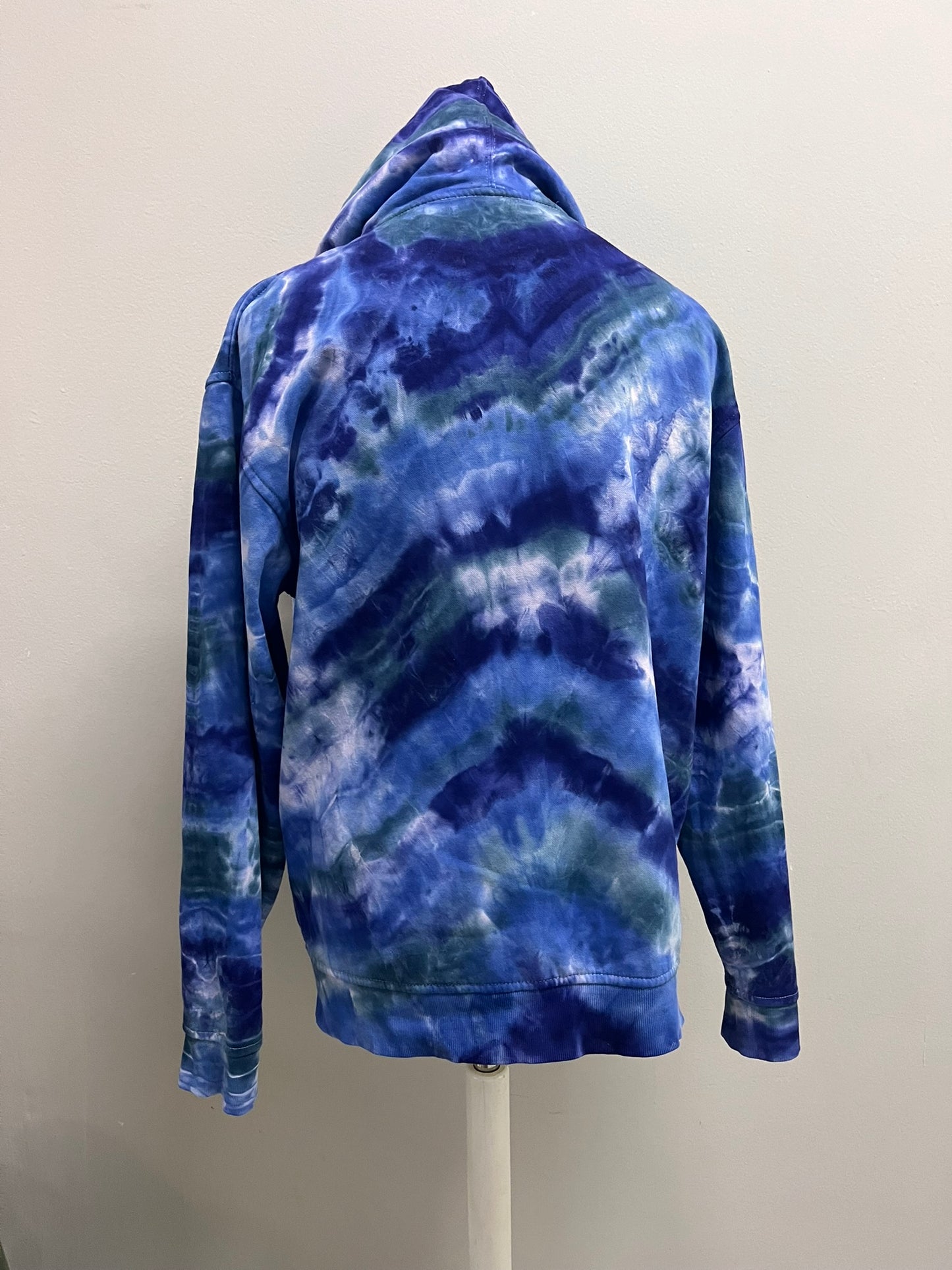 Sudadera con capucha tie-dye Geoda Oceánica