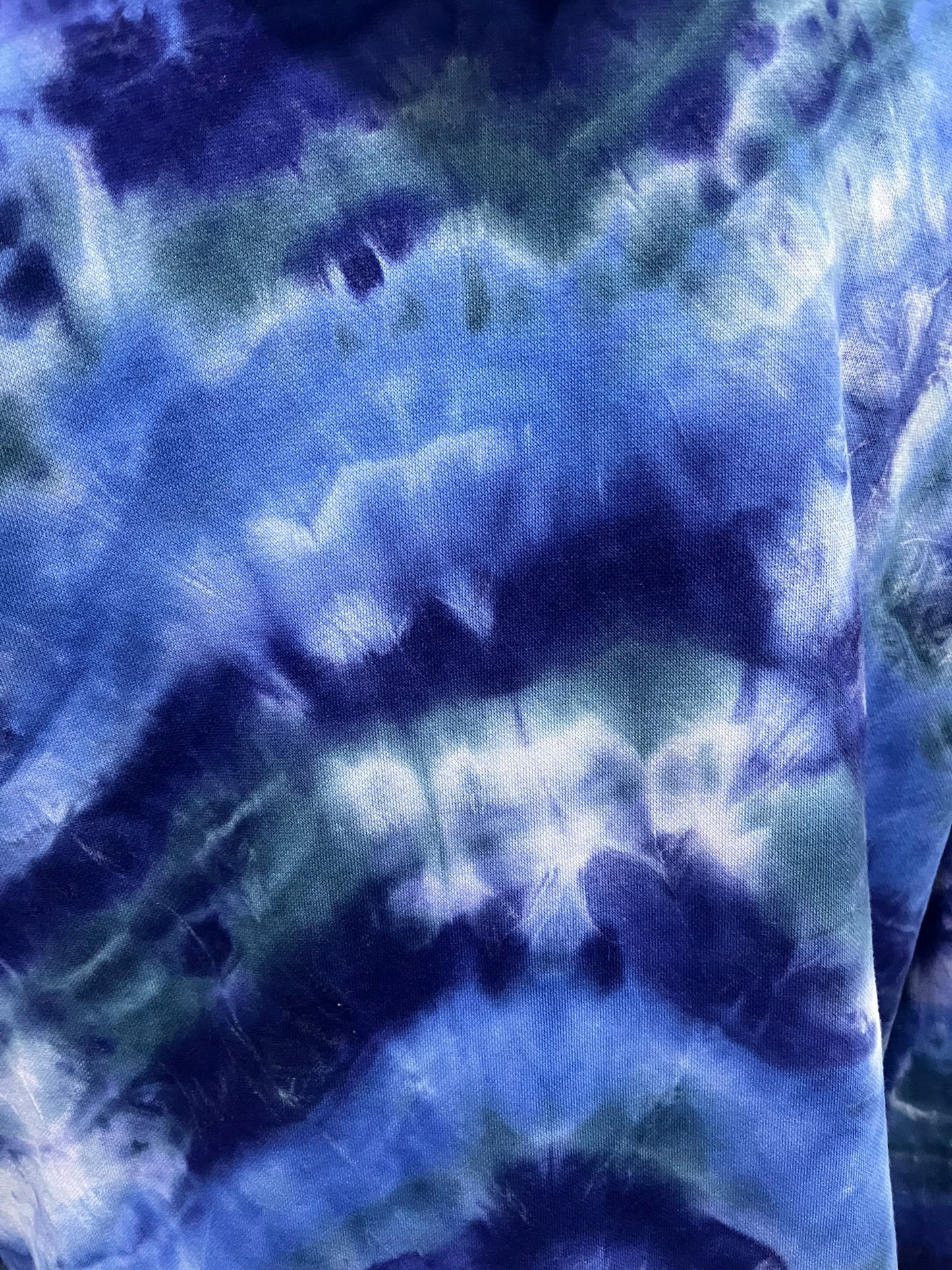 Sudadera con capucha tie-dye Geoda Oceánica