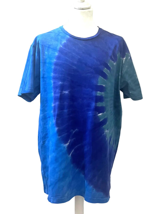Camiseta Ocean Fanfold Tie-Dye