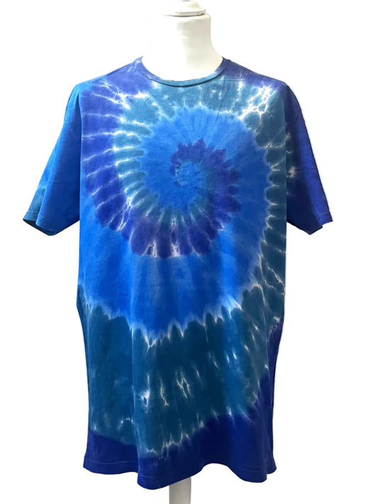 Camiseta tie dye Espiral Oceánica